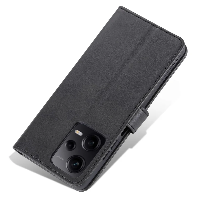 AZNS Per Xiaomi Redmi Note 12 Pro 5G / Note 12 Pro Speed 5G / Poco X5 Pro 5G Custodia per telefono in pelle sintetica PU Wallet Stand Flip Folio Protective Cover - Nero
