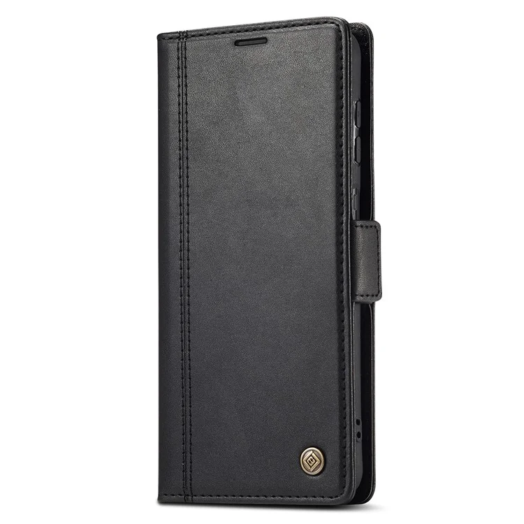 LC.IMEEKE Shockproof Phone Case for Samsung Galaxy A54 5G , PU Leather Flip Phone Wallet Cover Stand - Black