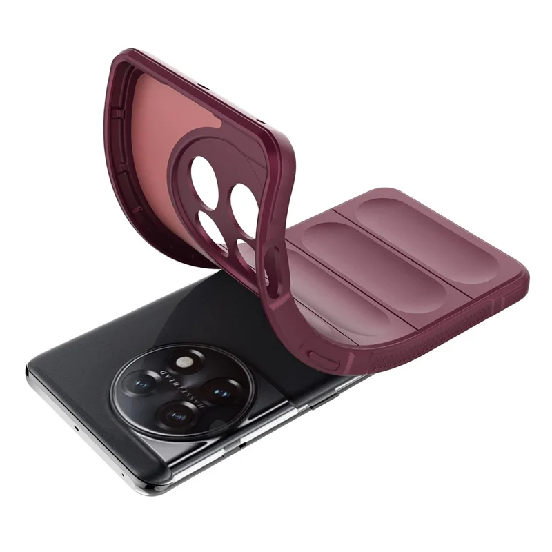 For OnePlus 11 5G Anti-scratch TPU Phone Case Rugged Back Protective Cell Phone Cover - Light Purple