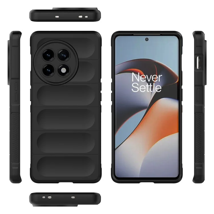 Capa de Telefone TPU Anti-queda para OnePlus Ace 2 5G / 11R 5G Capa Traseira de Telefone Resistente - Preto