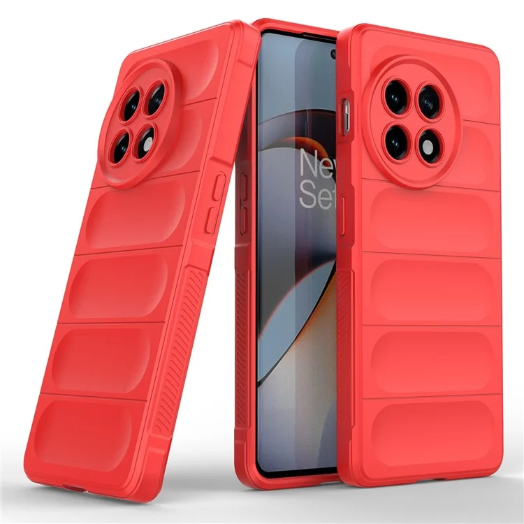 Anti-drop TPU Phone Case For OnePlus Ace 2 5G / 11R 5G Rugged Phone Back Cover - Red