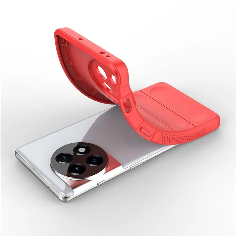 Anti-drop TPU Phone Case For OnePlus Ace 2 5G / 11R 5G Rugged Phone Back Cover - Red