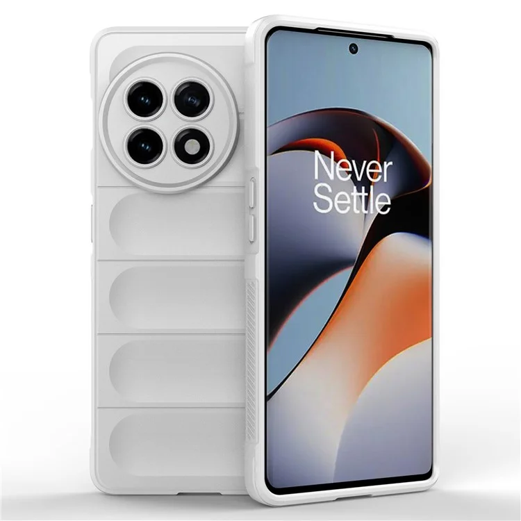Anti-drop TPU Phone Case For OnePlus Ace 2 5G / 11R 5G Rugged Phone Back Cover - White