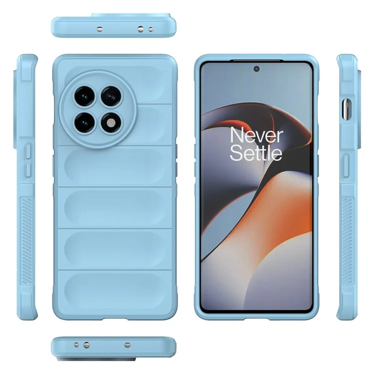 Anti-drop TPU Phone Case For OnePlus Ace 2 5G / 11R 5G Rugged Phone Back Cover - Dark Grey