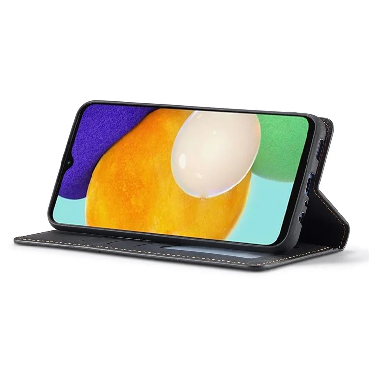 FORWENW pour Samsung Galaxy A14 5G / A14 4G Skin-touch Coque de protection antichoc avec support Série Fantasy Portefeuille en cuir à rabat - Noir