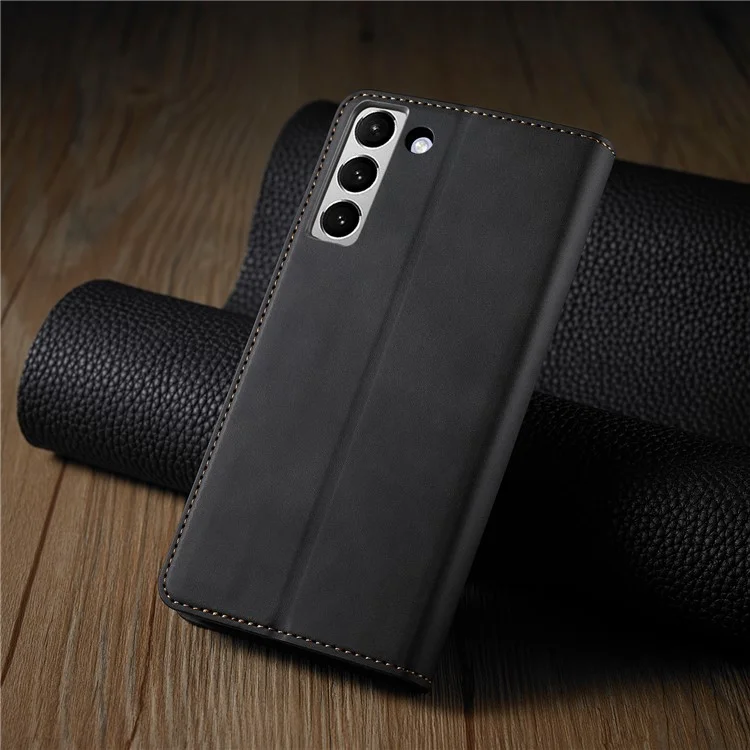 FORWENW pour Samsung Galaxy S23+ Etui de téléphone portable en cuir doux Série Fantasy Flip Phone Wallet Case - Noir