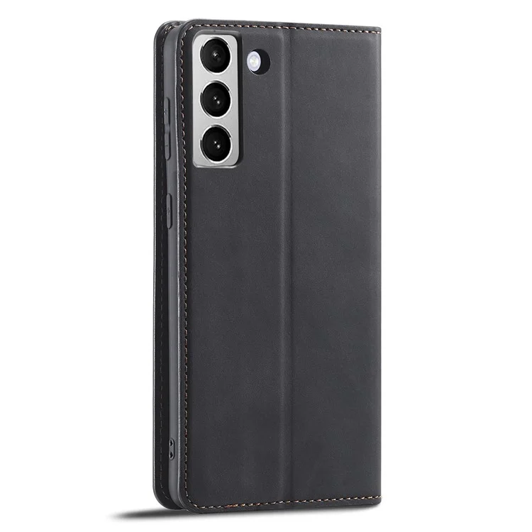 FORWENW pour Samsung Galaxy S23+ Etui de téléphone portable en cuir doux Série Fantasy Flip Phone Wallet Case - Noir