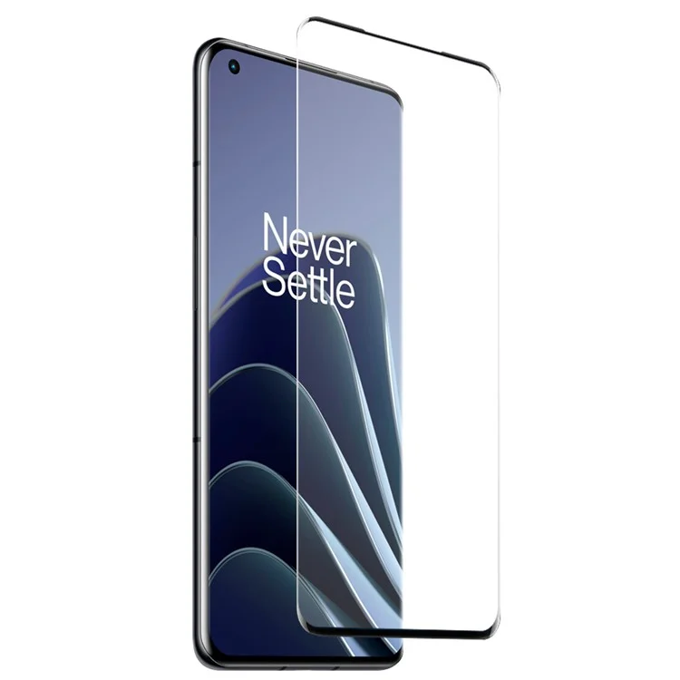 NORTHJO Para OnePlus 10 Pro 5G Telefone Capa TPU Protetora + Protetor de Tela de Vidro Temperado - Transparente