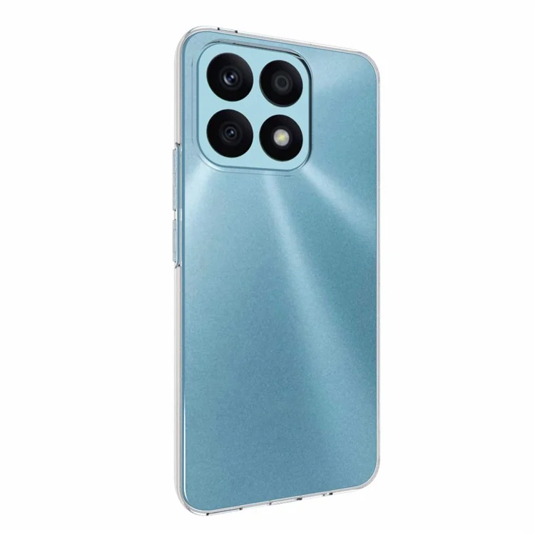 10Pcs / Pack Anti-drop TPU Phone Case For Honor X8a 4G , Inner Watermark-Free Transparent Anti-scratch Phone Back Cover