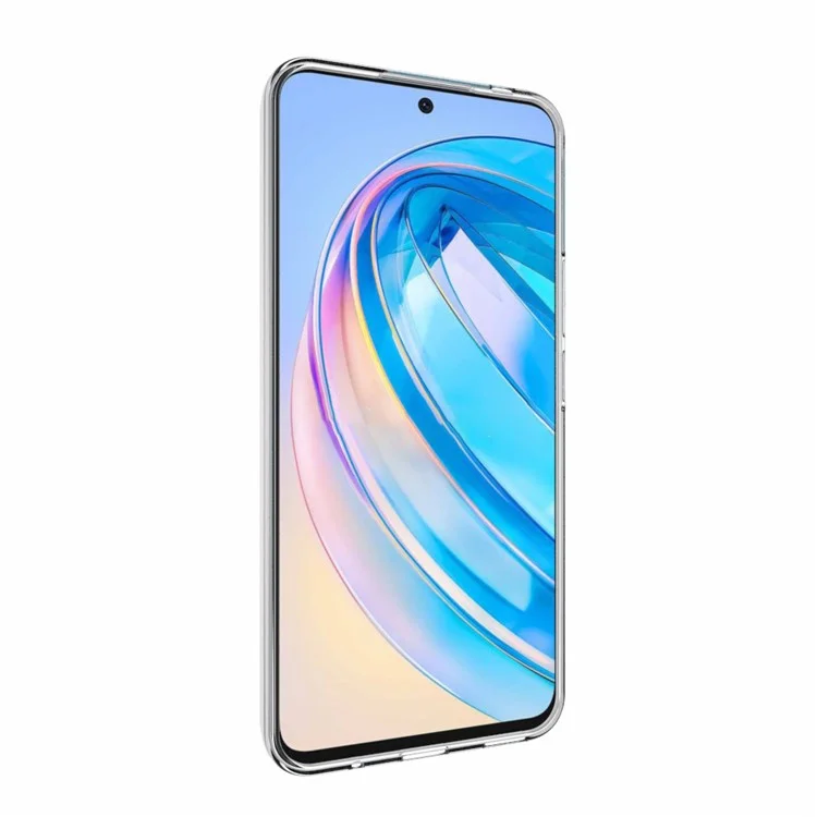 10Pcs / Pack Anti-drop TPU Phone Case For Honor X8a 4G , Inner Watermark-Free Transparent Anti-scratch Phone Back Cover