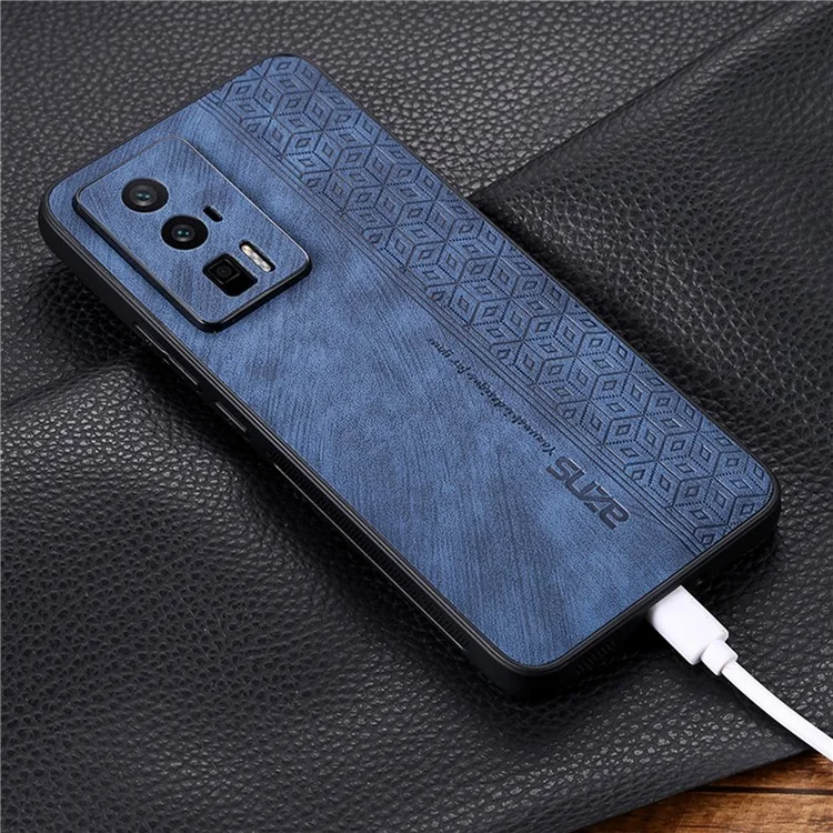 AZNS For Xiaomi Poco F5 Pro 5G / Redmi K60 Pro 5G / K60 5G Funda de Teléfono Resistente a los Golpes de Cuero PU+TPU - Marrón