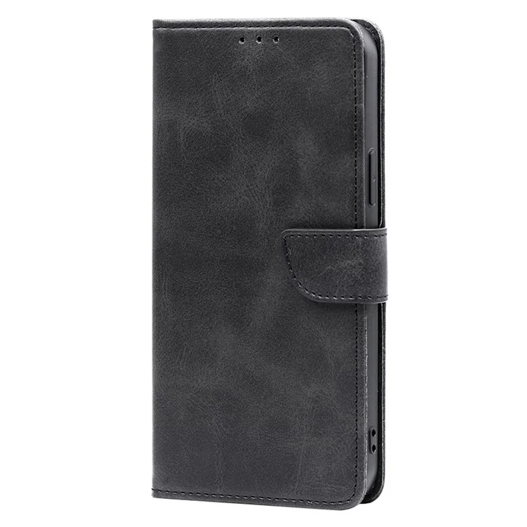 Para Xiaomi Poco X5 Pro 5G / Redmi Note 12 Pro Speed 5G / Redmi Note 12 Pro 5G Capa de Telefone de Couro Carteira Suporte para Telefone - Preto