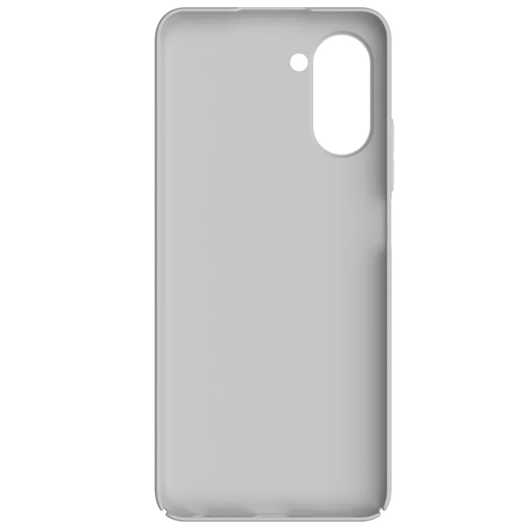 NILLKIN Frosted Shield Hard PC Phone Case per Realme 10 Pro 5G , Custodia posteriore opaca antitraccia - Bianca