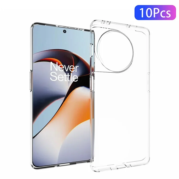 10 штук / Упаковка для OnePlus 11R 5G / Ace 2 5G Прозрачный чехол из ТПУ без водяных знаков