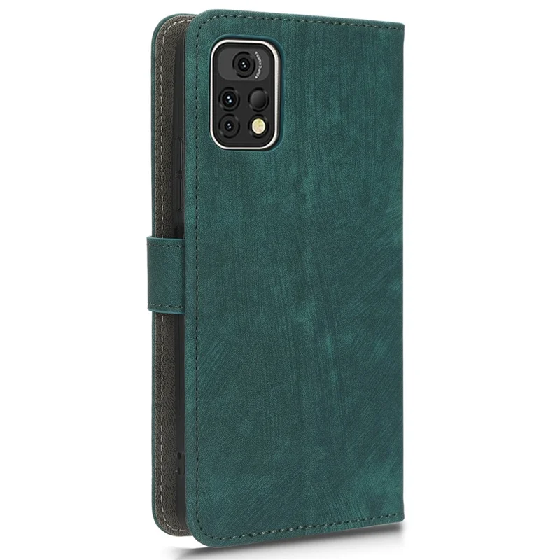 For Umidigi A13 Pro TPU+PU Leather Phone Case Phone Stand RFID Blocking Wallet Cover - Green