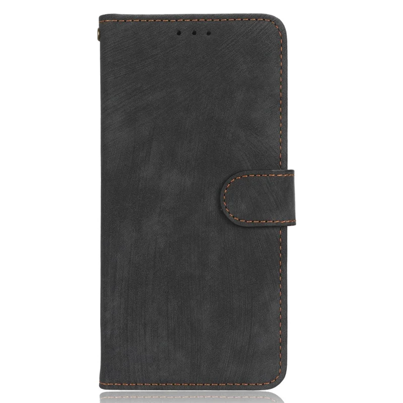 For TCL 403 Wallet Phone Flip Cover Leather Phone Case Phone Stand Shell with RFID Blocking Function - Black