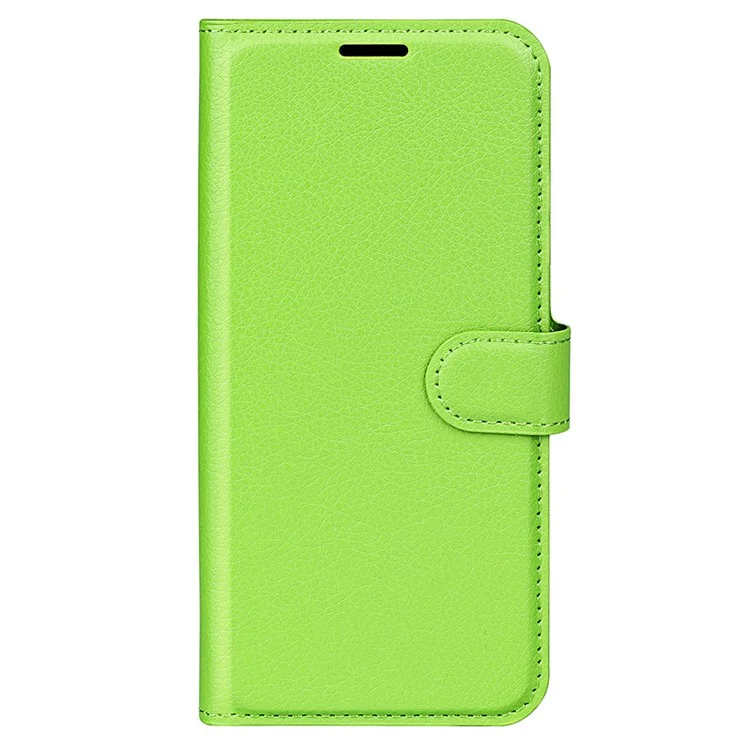 Для Xiaomi Redmi Note 12 Pro+ 5G Litchi Texture Wallet Phone Cover with Stand - Зеленый