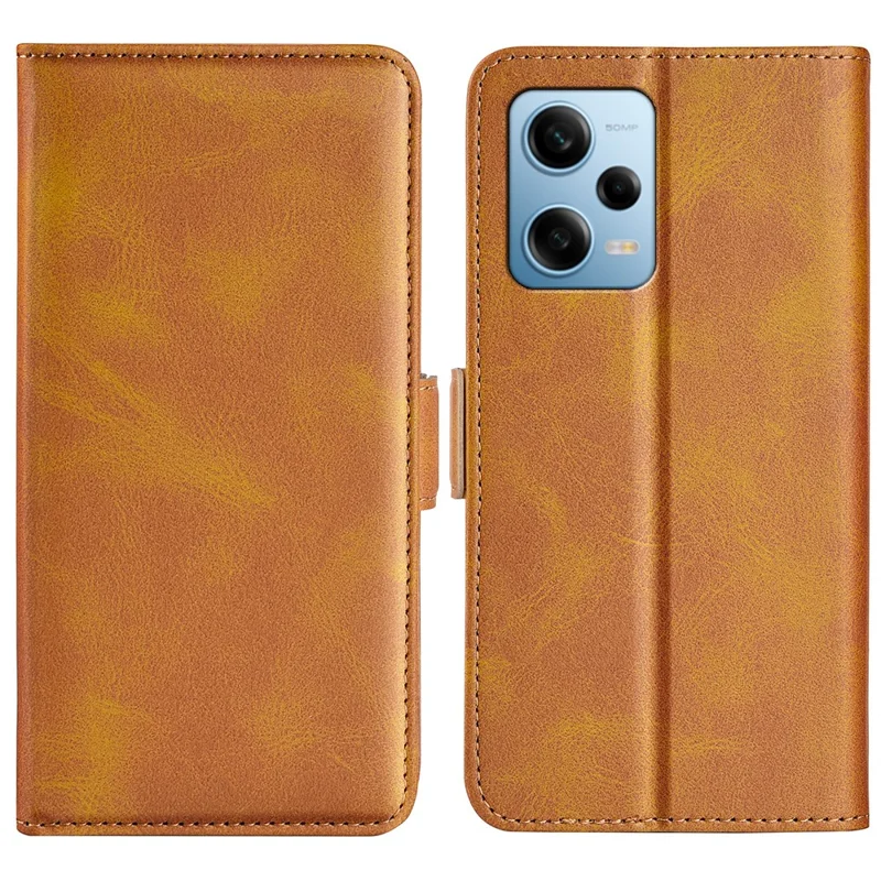 Per Xiaomi Redmi Note 12 Pro 5G / Note 12 Pro Speed 5G / Poco X5 Pro 5G Phone Stand Case PU Leather Wallet Phone Cover - Giallo