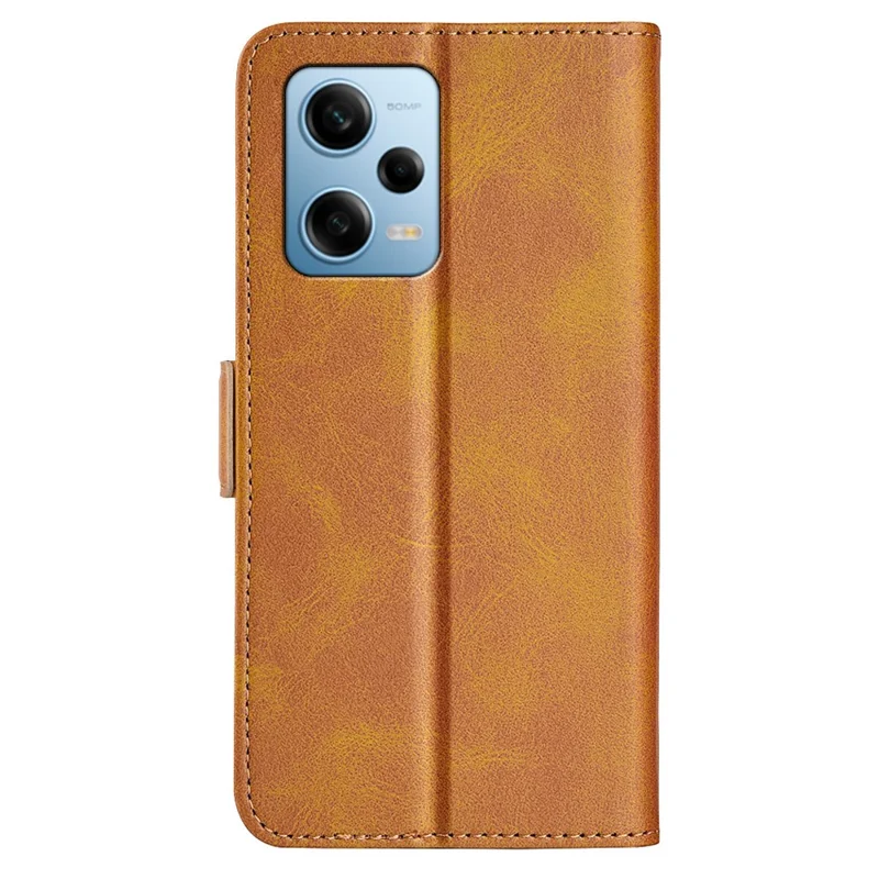 Per Xiaomi Redmi Note 12 Pro 5G / Note 12 Pro Speed 5G / Poco X5 Pro 5G Phone Stand Case PU Leather Wallet Phone Cover - Giallo