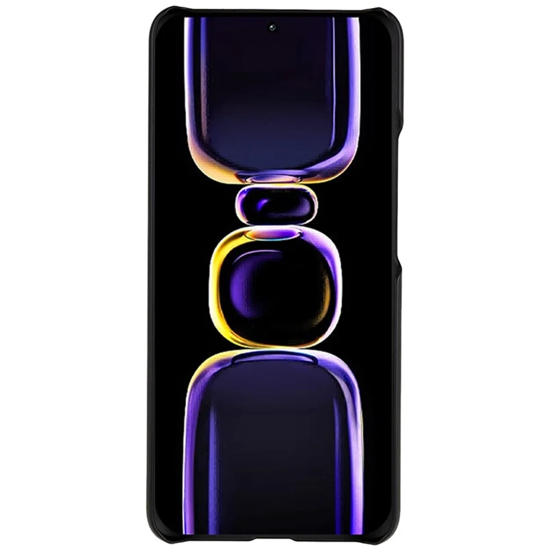 For Xiaomi Poco F5 Pro 5G / Redmi K60 Pro 5G / K60 5G Hard PC Phone Case Rubberized Non-Slip Cover - Black