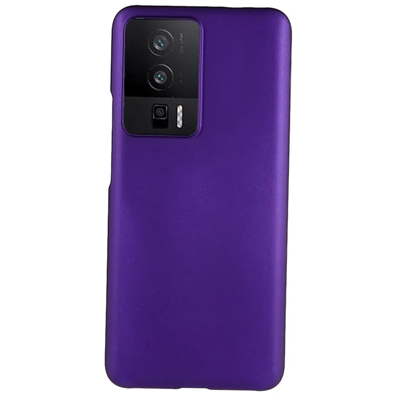 For Xiaomi Poco F5 Pro 5G / Redmi K60 Pro 5G / K60 5G Hard PC Phone Case Rubberized Non-Slip Cover - Purple