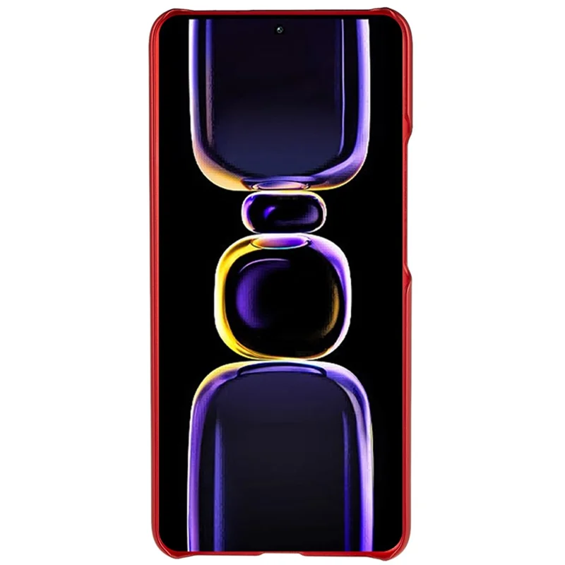 For Xiaomi Poco F5 Pro 5G / Redmi K60 Pro 5G / K60 5G Hard PC Phone Case Rubberized Non-Slip Cover - Red