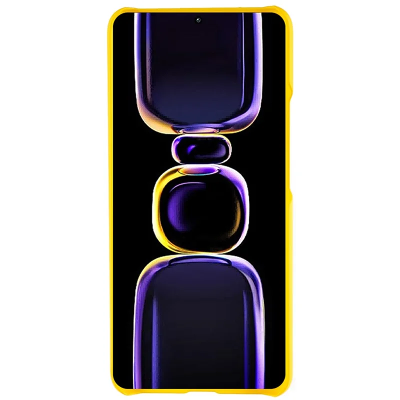 For Xiaomi Poco F5 Pro 5G / Redmi K60 Pro 5G / K60 5G Hard PC Phone Case Rubberized Non-Slip Cover - Yellow