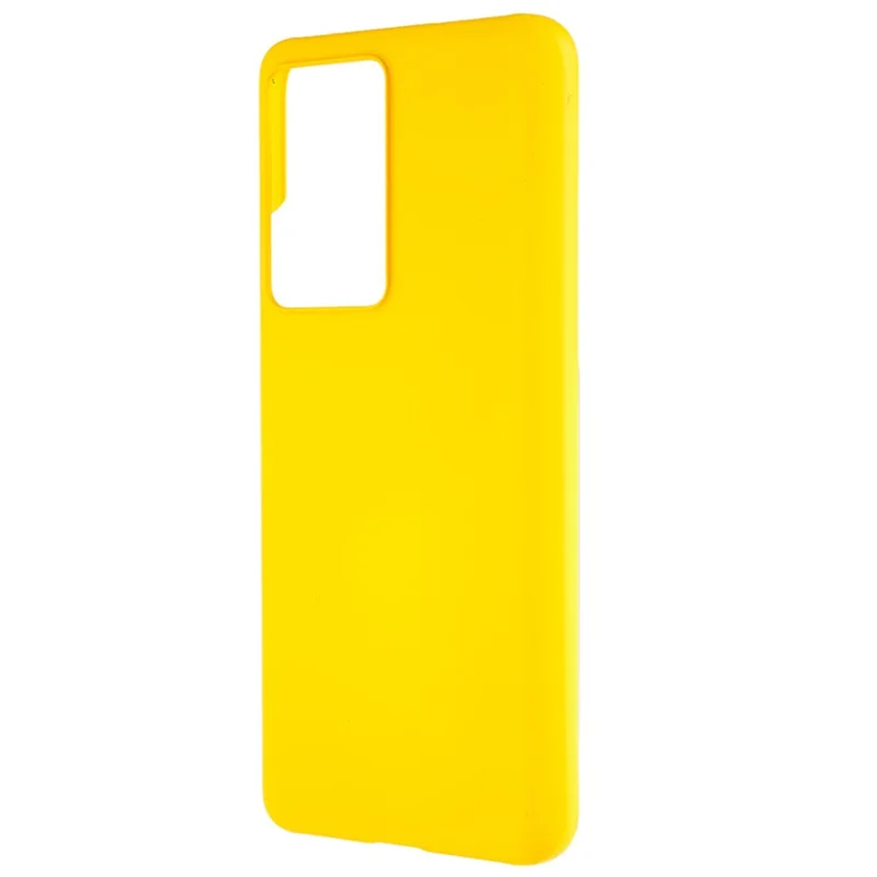 For Xiaomi Poco F5 Pro 5G / Redmi K60 Pro 5G / K60 5G Hard PC Phone Case Rubberized Non-Slip Cover - Yellow