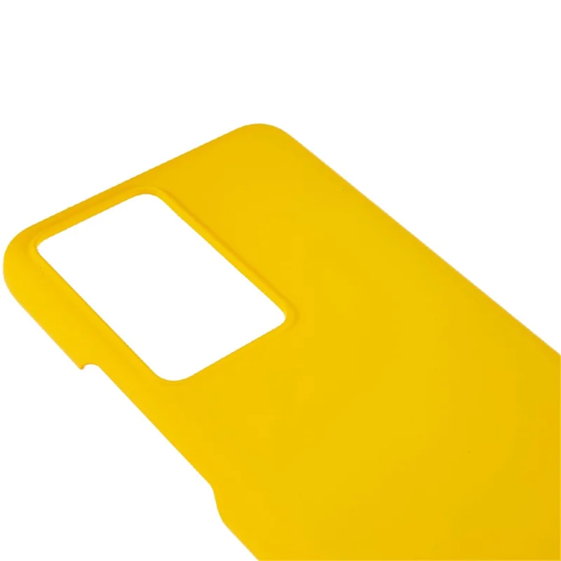 For Xiaomi Poco F5 Pro 5G / Redmi K60 Pro 5G / K60 5G Hard PC Phone Case Rubberized Non-Slip Cover - Yellow