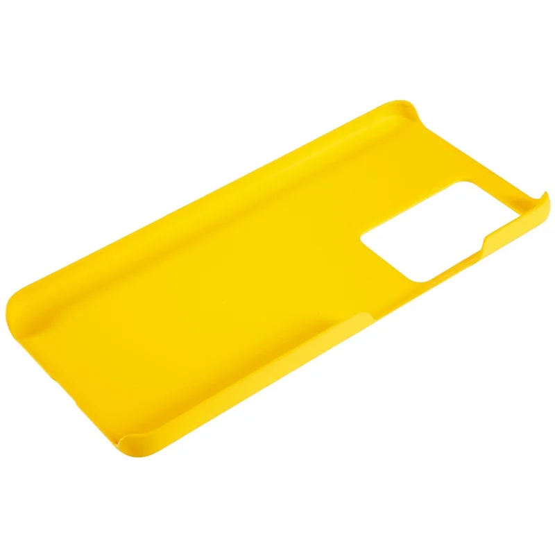 For Xiaomi Poco F5 Pro 5G / Redmi K60 Pro 5G / K60 5G Hard PC Phone Case Rubberized Non-Slip Cover - Yellow