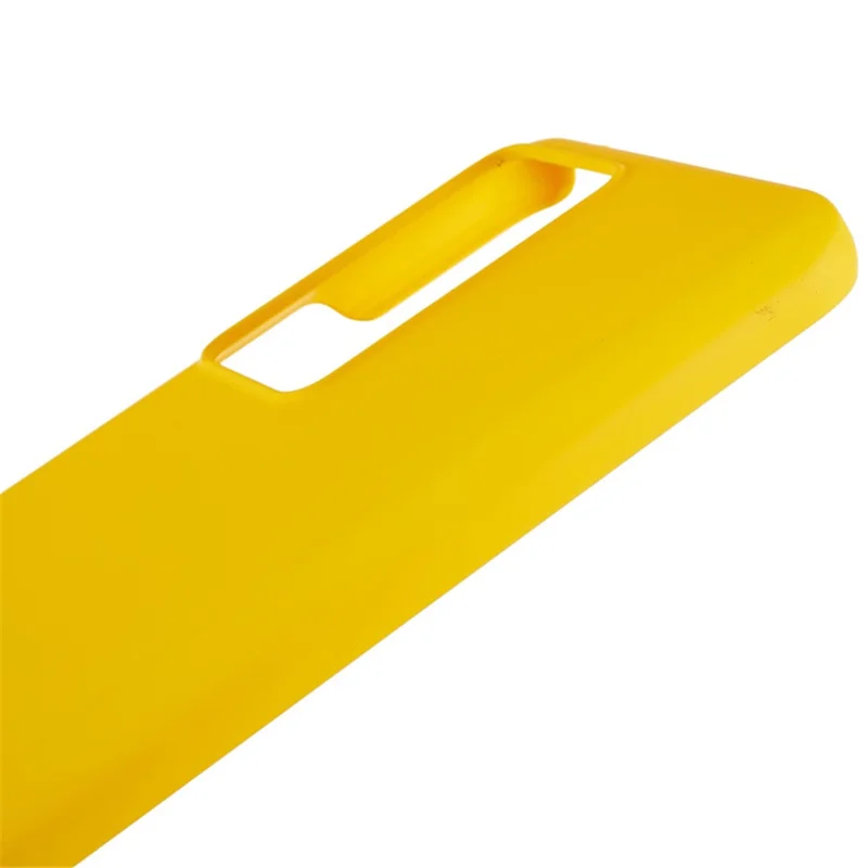 For Xiaomi Poco F5 Pro 5G / Redmi K60 Pro 5G / K60 5G Hard PC Phone Case Rubberized Non-Slip Cover - Yellow