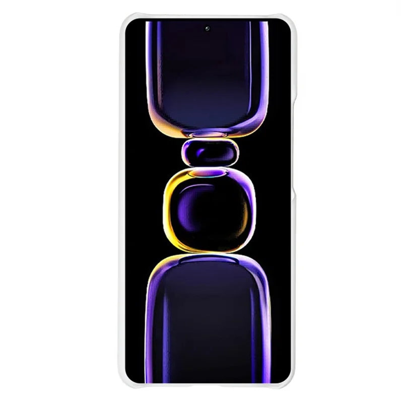 For Xiaomi Poco F5 Pro 5G / Redmi K60 Pro 5G / K60 5G Hard PC Phone Case Rubberized Non-Slip Cover - White