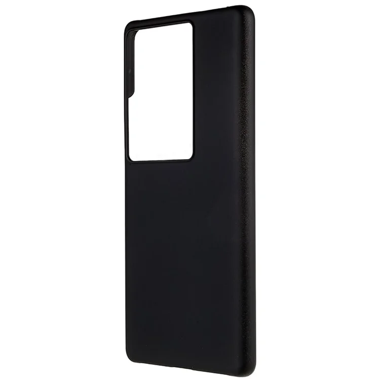 Pour vivo iQOO 11 Pro 5G Étui de protection PC caoutchouté Glossy Surface Glossy Back Phone Cover - Noir