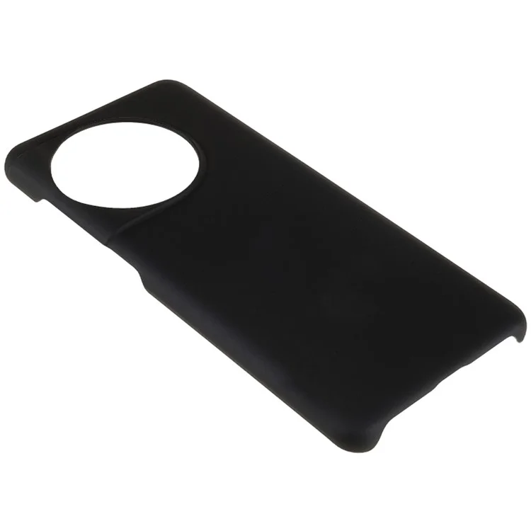 Für OnePlus 11 5G Gummi-Textur Handyhülle Harte PC Anti-Fingerabdrücke Handyhülle - Schwarz