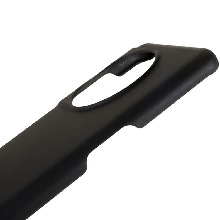 Für OnePlus 11 5G Gummi-Textur Handyhülle Harte PC Anti-Fingerabdrücke Handyhülle - Schwarz