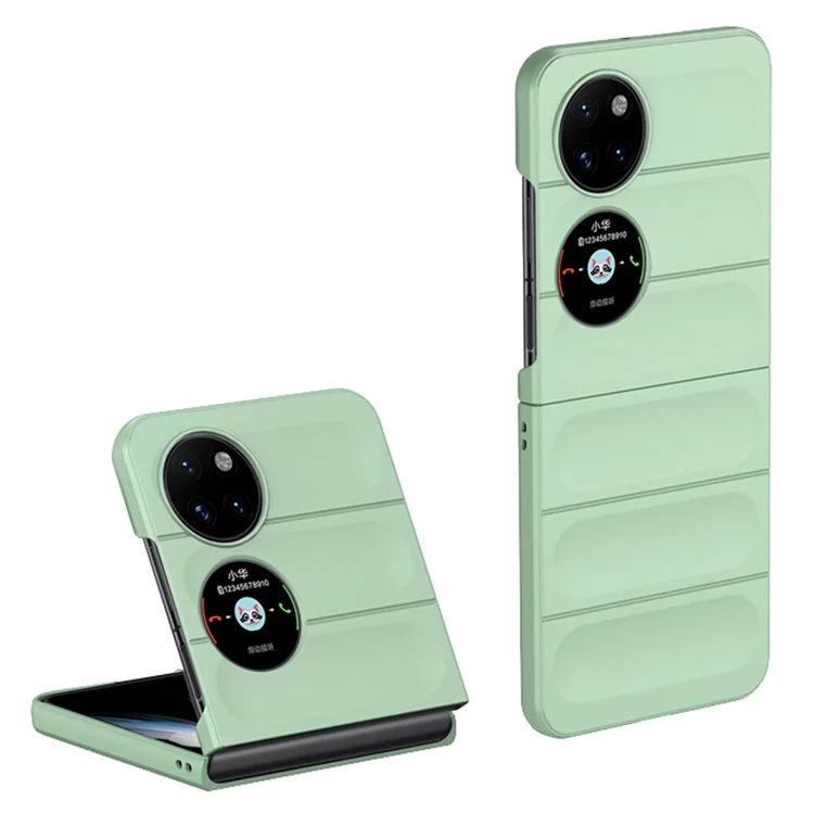 Capa de Telefone Celular Para Huawei P50 Bolso de Bolso Tocha pc Robada Anti-gotphone Tampa de Smartphone - Menta Verde