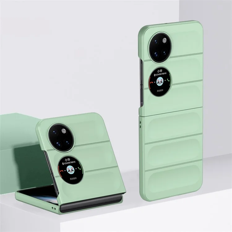 Capa de Telefone Celular Para Huawei P50 Bolso de Bolso Tocha pc Robada Anti-gotphone Tampa de Smartphone - Menta Verde