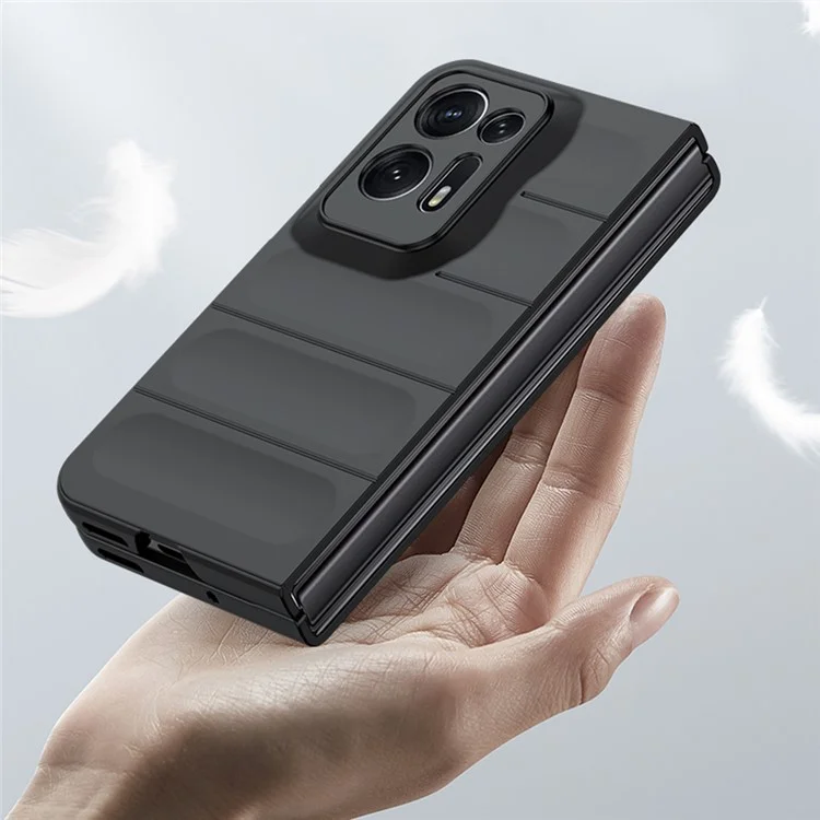 For Oppo Find N2 5G Skin-touch Hard PC Cell Phone Case Rugged Protective Phone Cover - Mint Green