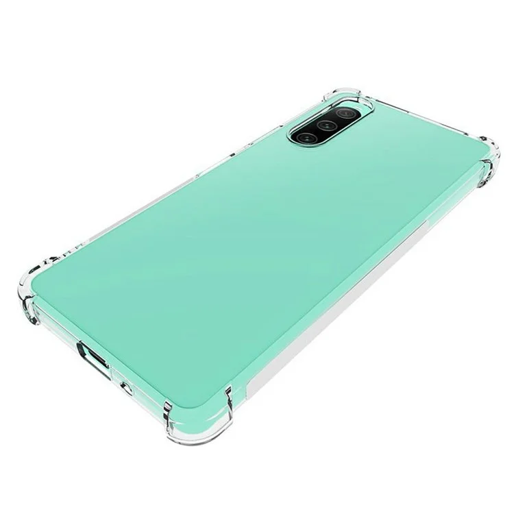 For Sony Xperia 10 V Anti-drop Soft TPU Phone Case Transparent Anti-skid Protective Cover