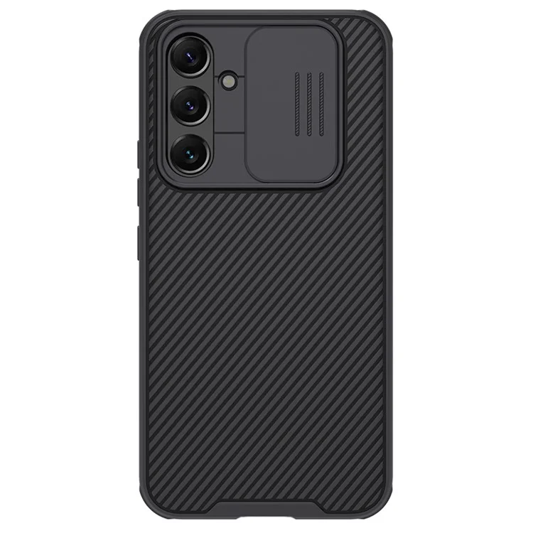 NILLKIN CamShield Pro for Samsung Galaxy A54 5G PC+TPU Hybrid Phone Cover Drop-proof Case with Camera Slide Lid - Black