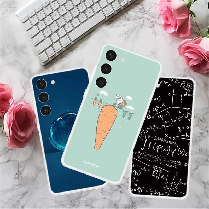 TPU Phone Case for Samsung Galaxy S23 Pattern Printing Slim Soft Shockproof Cover - Wow