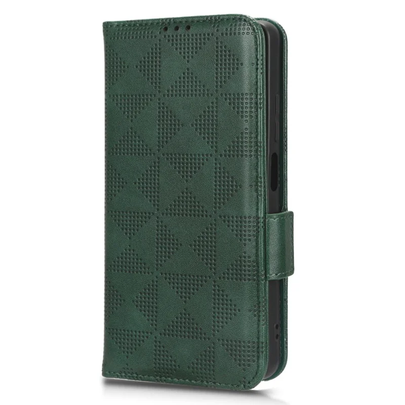 Xiaomi Poco X5 Pro 5G / Redmi Note 12 Pro Speed 5G Cell Phone Stand Case Imprinted Pattern Wallet Cover - Green