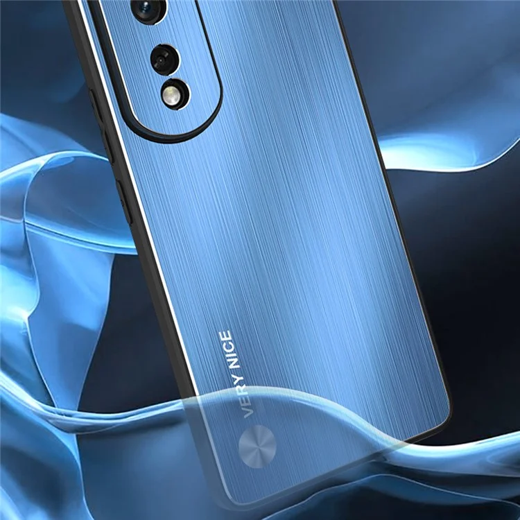 Чехол для телефона For Honor 80 GT 5G из гофрированного алюминиевого сплава с защитным отбортованным краем - серебро