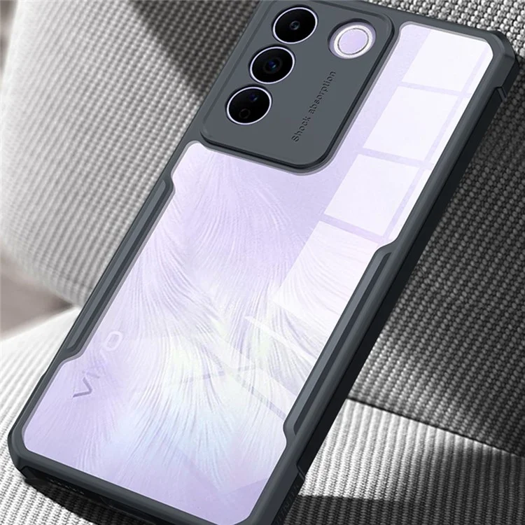 XUNDD для vivo S16e 5G / V27e 5G Чехол для мобильного телефона Акрил + TPU Прозрачный Противоцарапинный чехол для телефона