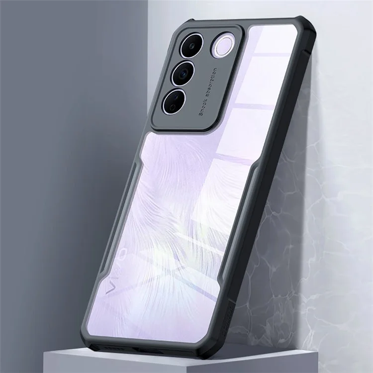 XUNDD для vivo S16e 5G / V27e 5G Чехол для мобильного телефона Акрил + TPU Прозрачный Противоцарапинный чехол для телефона