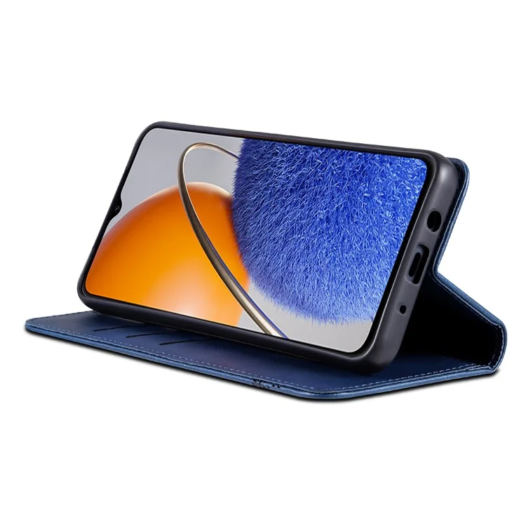 AZNS Para Huawei Enjoy 50z 4G / nova Y61 4G Flip Leather Phone Case Wallet Stand Magnetic Phone Cover - Azul