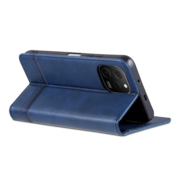 AZNS Para Huawei Enjoy 50z 4G / nova Y61 4G Flip Leather Phone Case Wallet Stand Magnetic Phone Cover - Azul