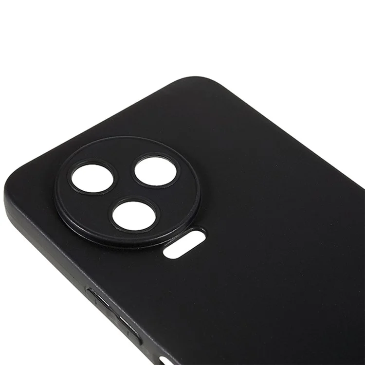 Shockproof Phone Case for Infinix Note 12 Pro 4G / Note 12 (2023) 4G , Glossy TPU Cell Phone Cover - Black