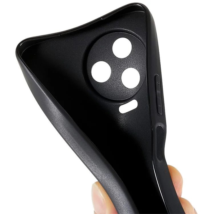 Shockproof Phone Case for Infinix Note 12 Pro 4G / Note 12 (2023) 4G , Glossy TPU Cell Phone Cover - Black