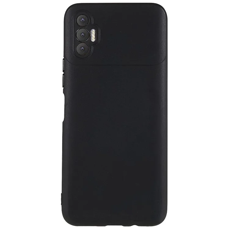 Para TECNO Spark 8P Anti-Fall Matte Phone Cover Scratch-Resistant TPU Phone Case - Preto
